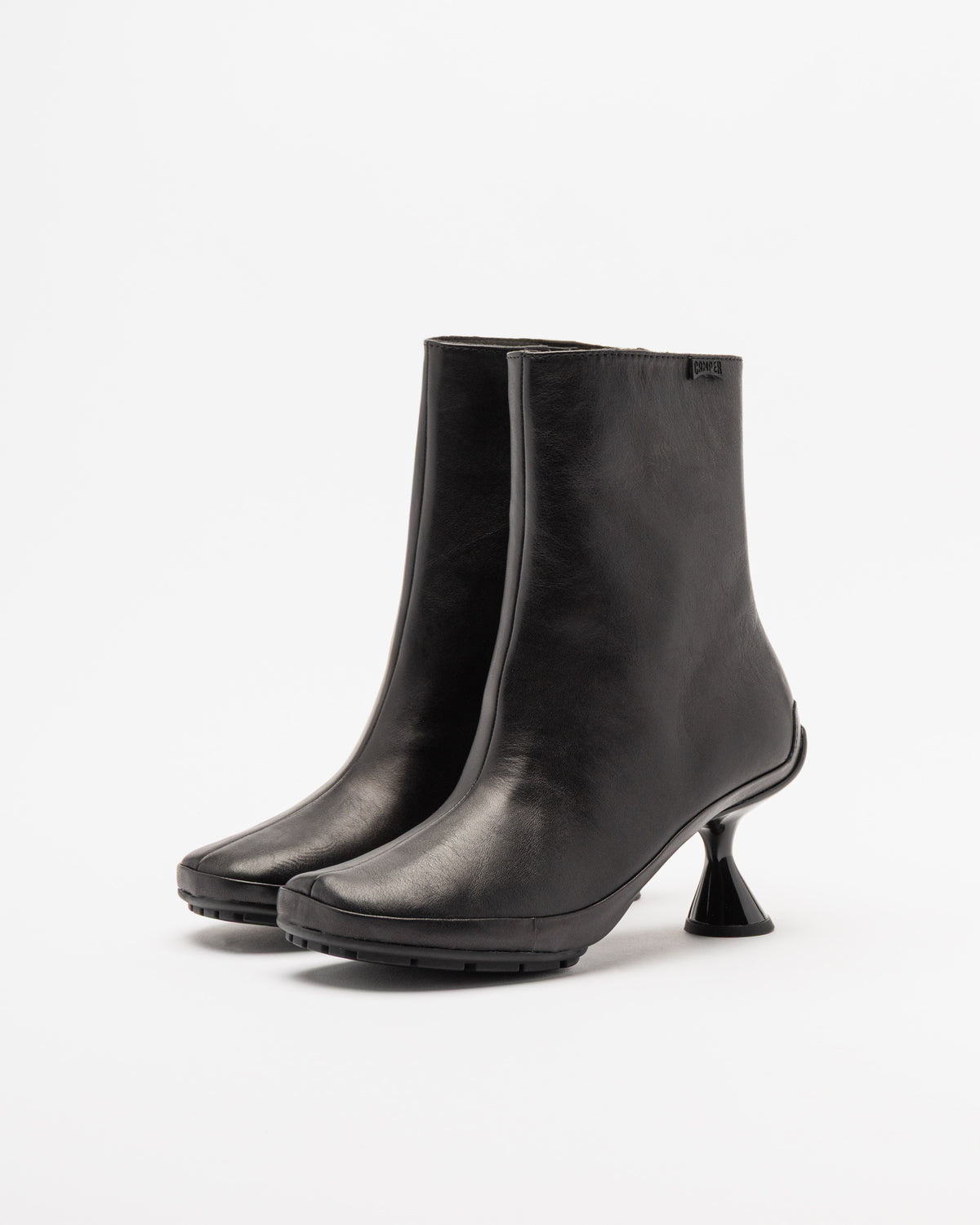 Camper RightLeft Ankle Boots Black