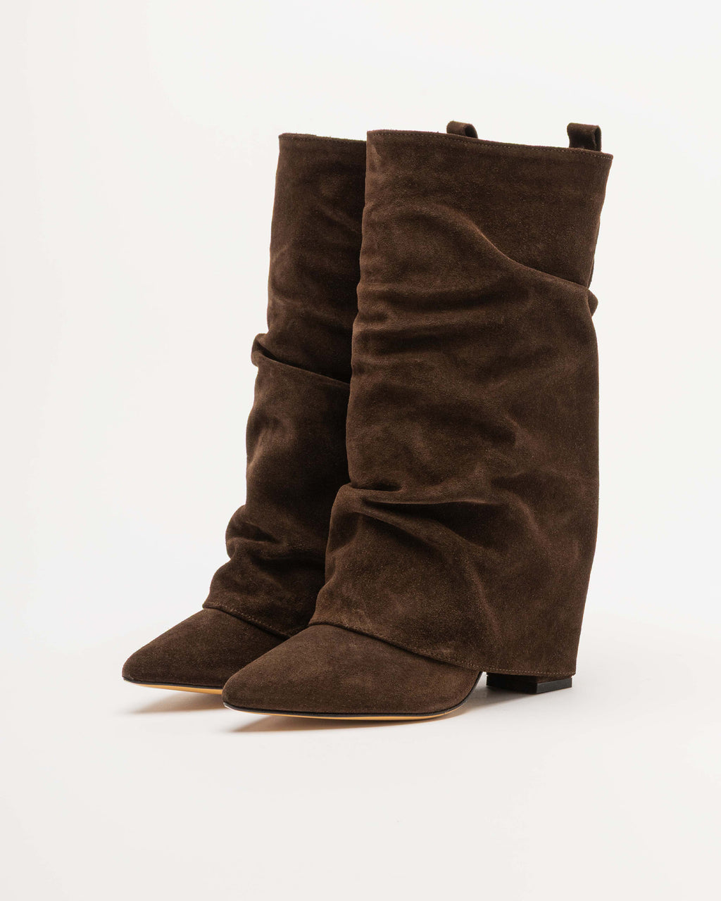 Botas Prof LUANA2327 Castanho Escuro