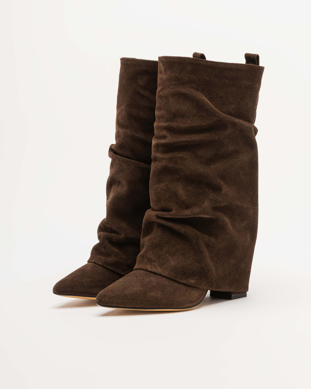 Botas Prof LUANA2327 Castanho Escuro