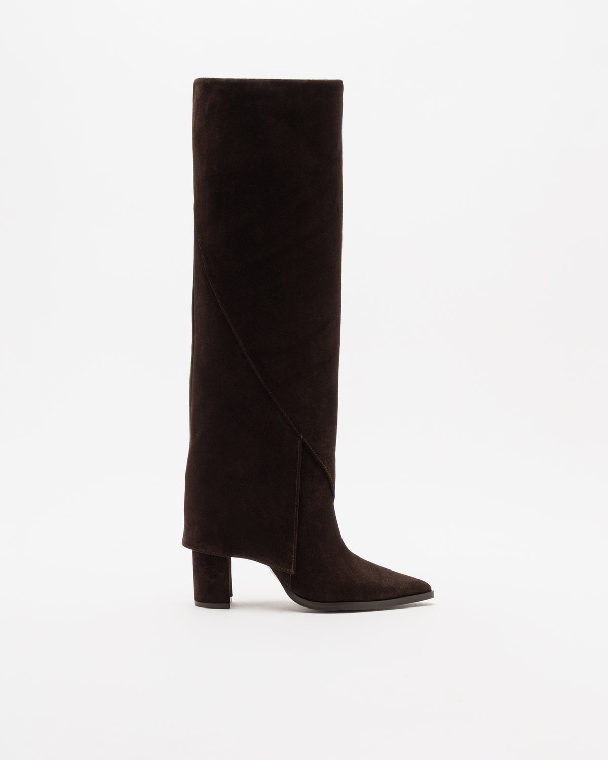 Botas de cano alto Prof A56 Castanho Escuro