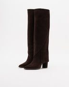 Botas de cano alto Prof A56 Castanho Escuro