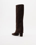 Botas de cano alto Prof A56 Castanho Escuro