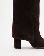 Botas de cano alto Prof A56 Castanho Escuro
