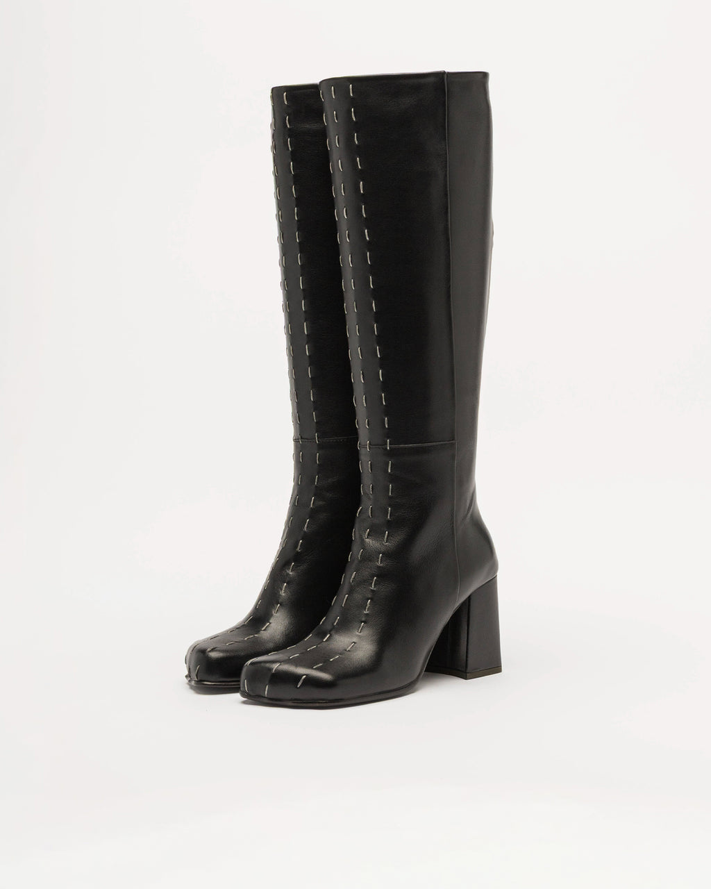 The Lab.yrinth A84 Black high-leg boots