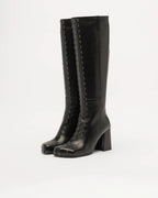 The Lab.yrinth A84 Black high-leg boots