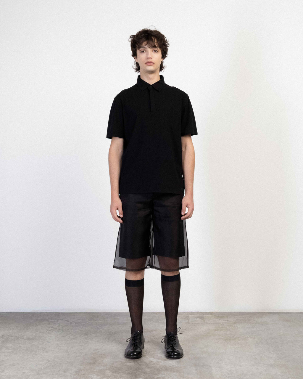 Polo Unity TS-WISHCREPE Preto - 515-WISHCR-01