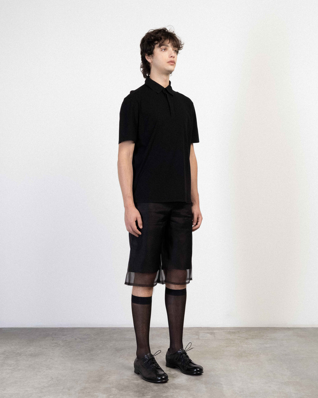 Polo Unity TS-WISHCREPE Preto - 515-WISHCR-01