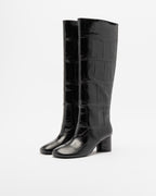 JELAHHIBOOT Black high-top OA Loafer boots