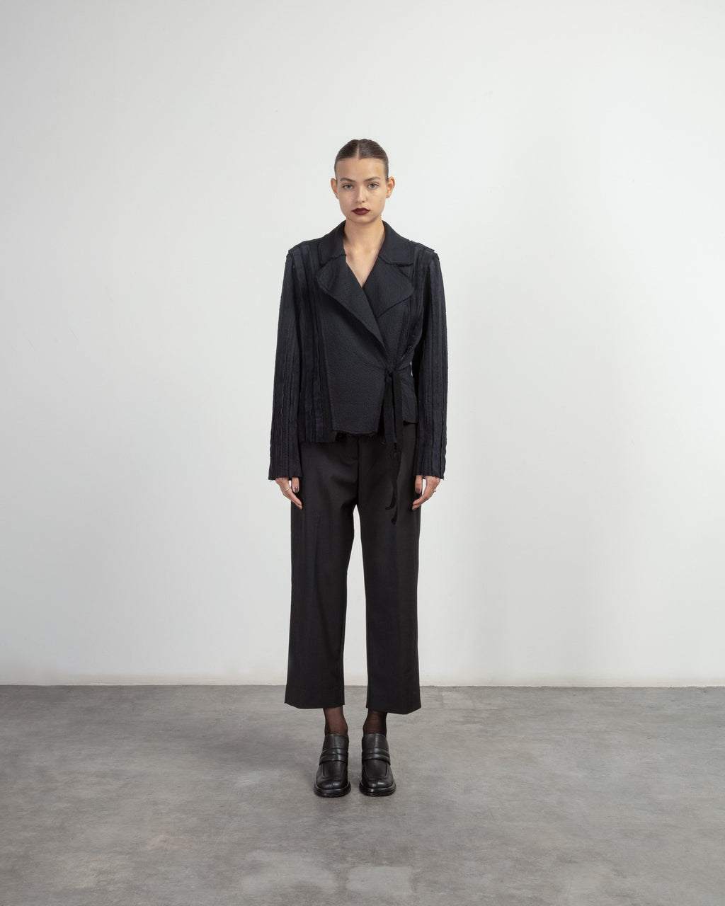 J.COSMO Black Papucei Coat
