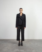 J.COSMO Black Papucei Coat