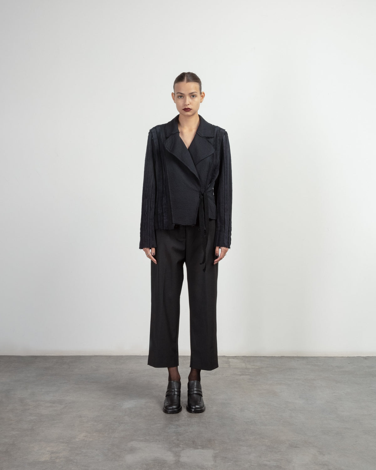 J.COSMO Black Papucei Coat