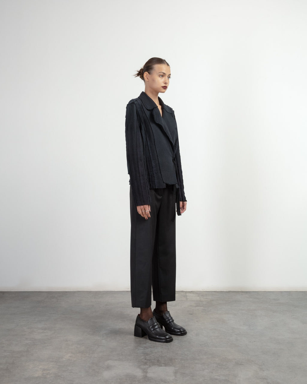 J.COSMO Black Papucei Coat