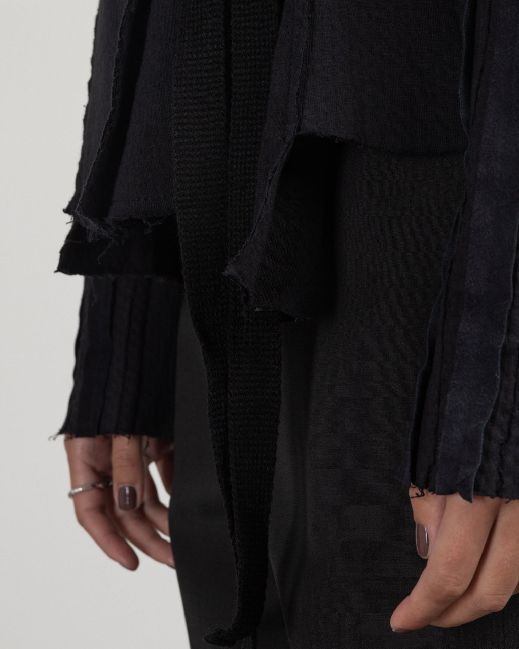 J.COSMO Black Papucei Coat