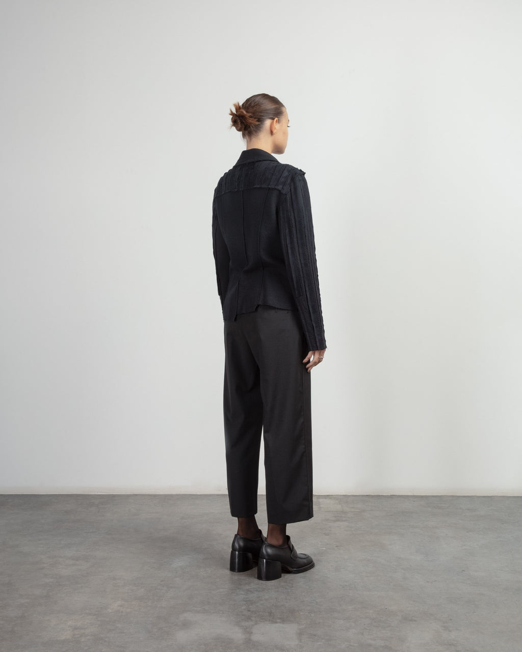 J.COSMO Black Papucei Coat