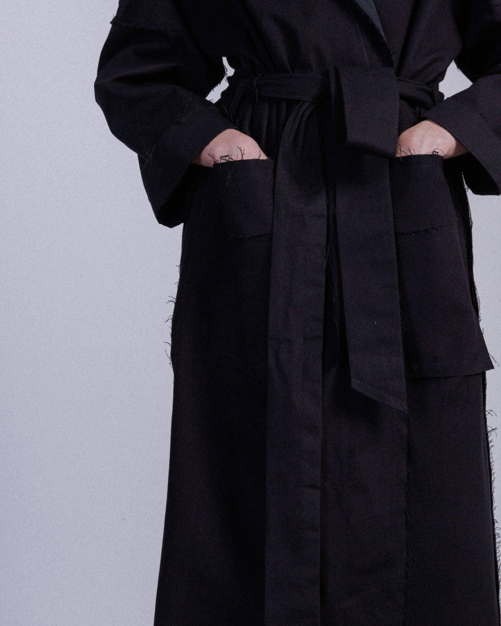 Papucei J.ALANNA Black Long Coat