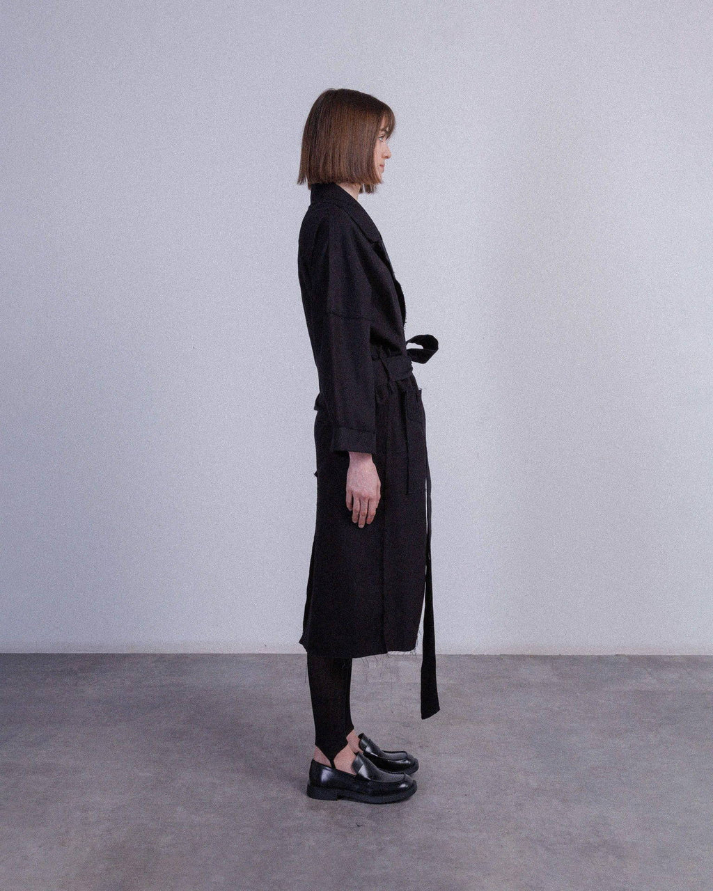 Papucei J.ALANNA Black Long Coat