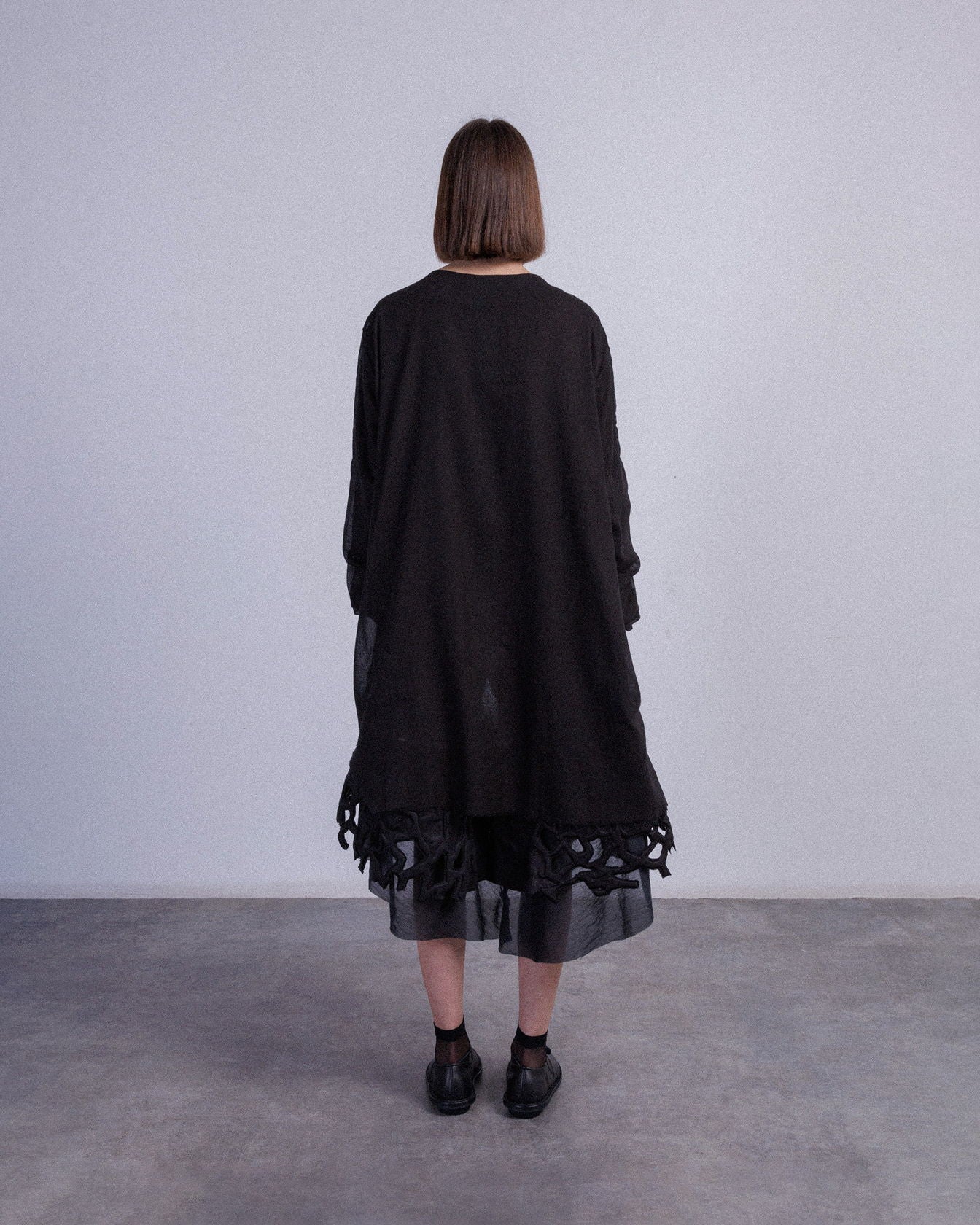 Papucei J.CHARM Black Long Coat