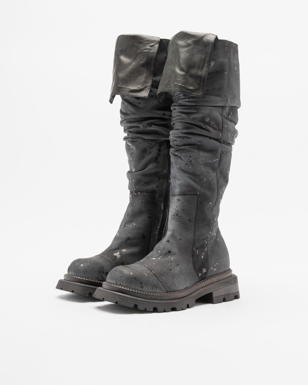 Botas de cano alto Papucei KIM Cinza - 55-KIM-08