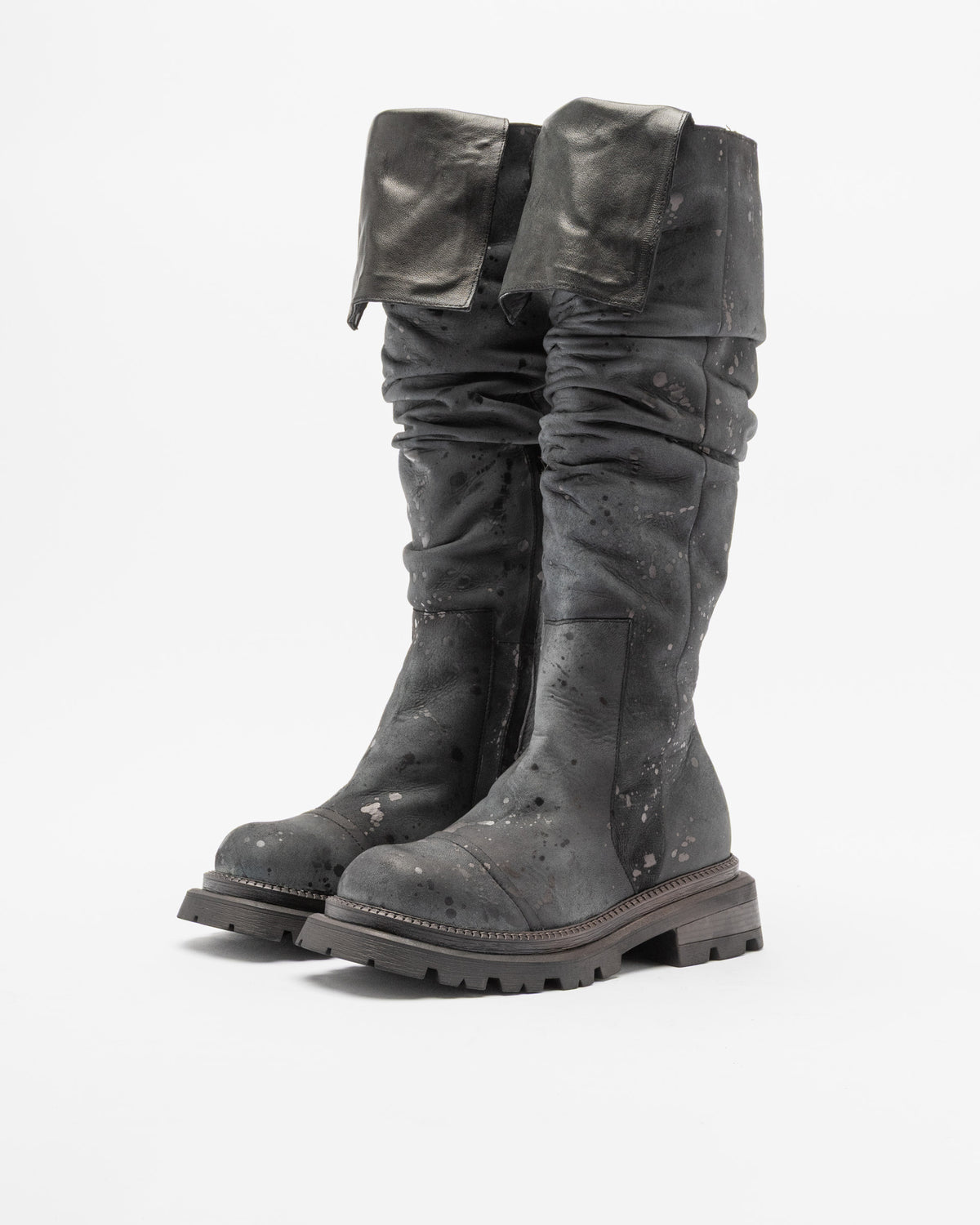 Botas de cano alto Papucei KIM Cinza - 55-KIM-08