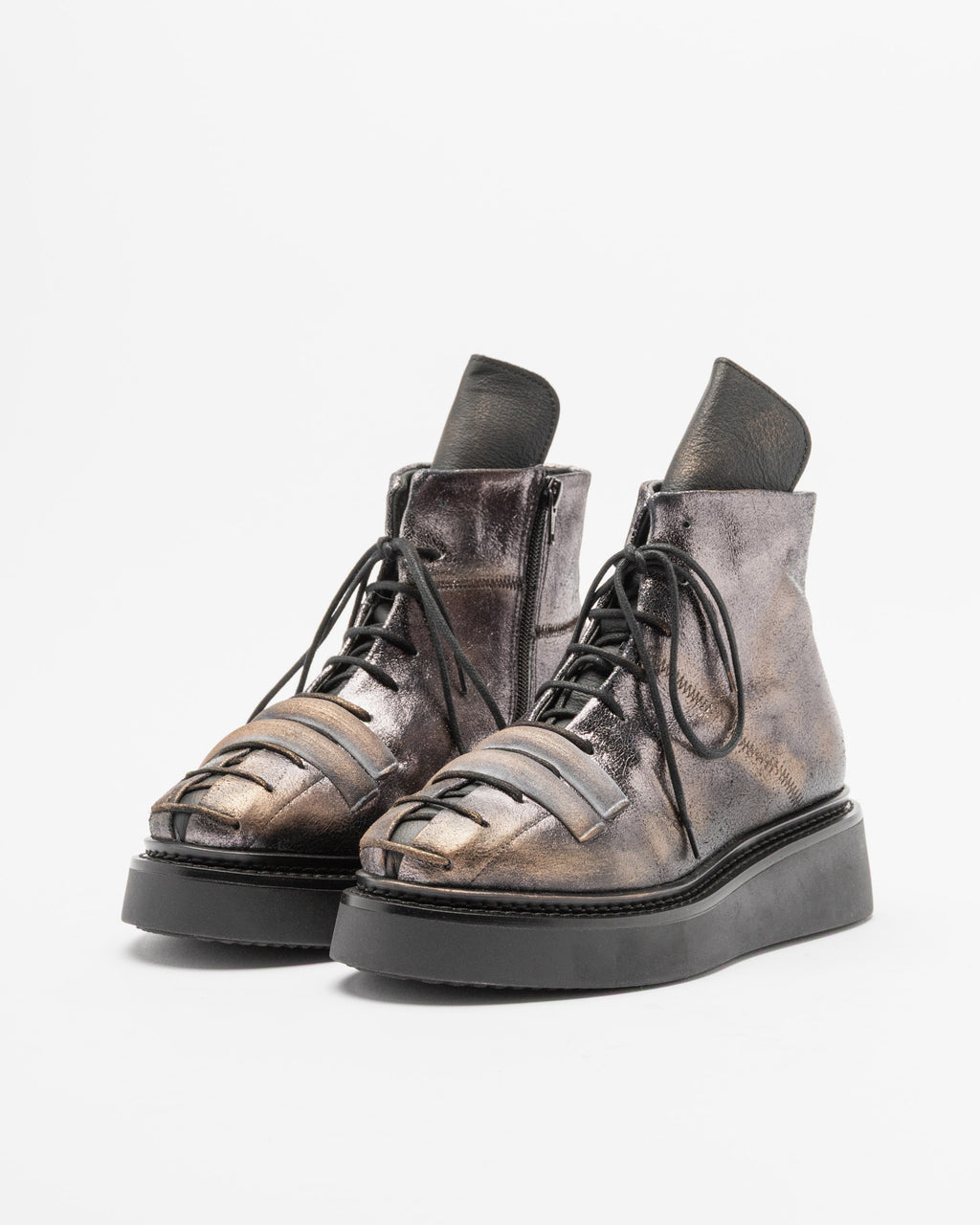 Botins Papucei MAKO Prata - 55-MAKO-31