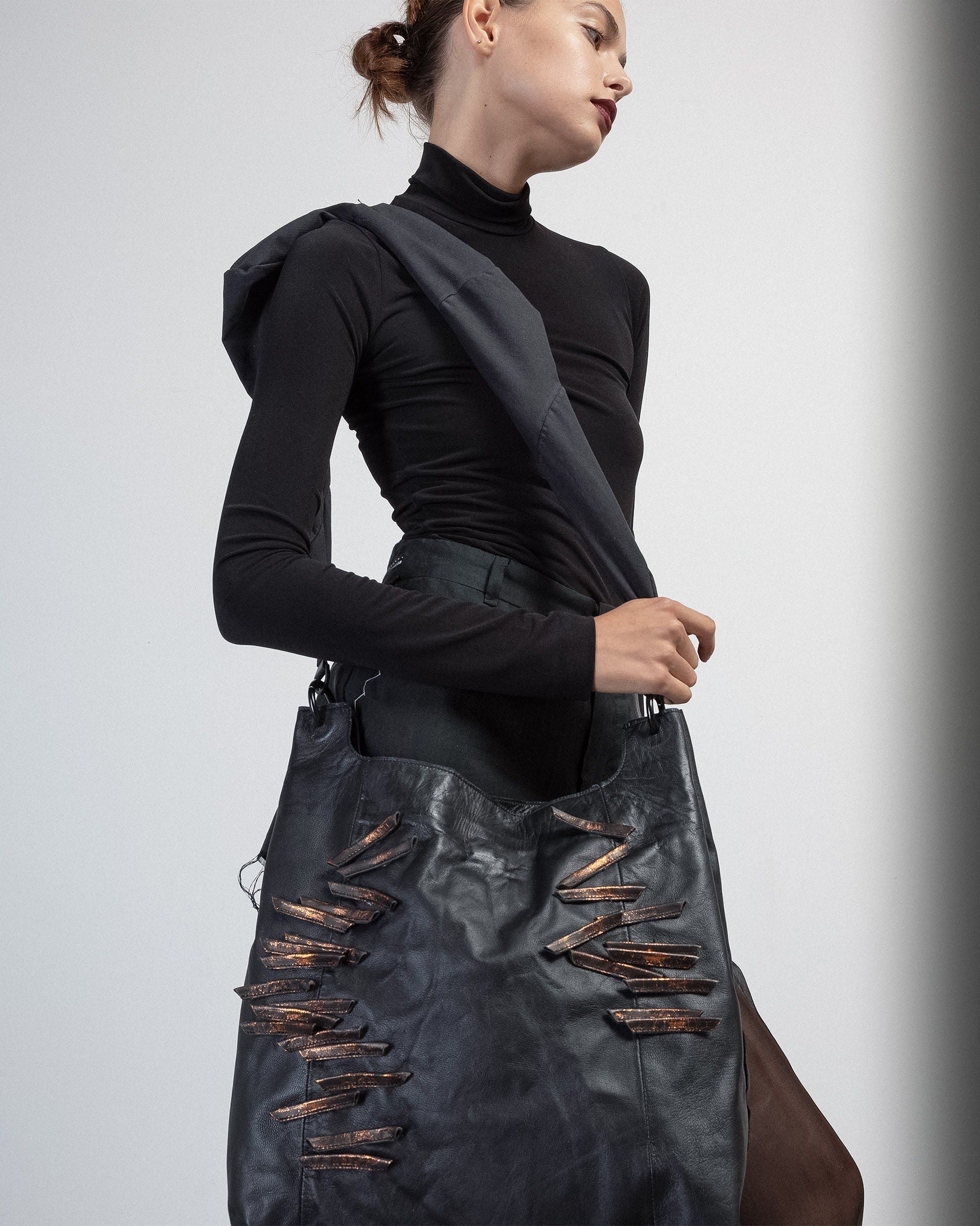 Mala tote Papucei M.MUSE Preto - 55-MUSE-51