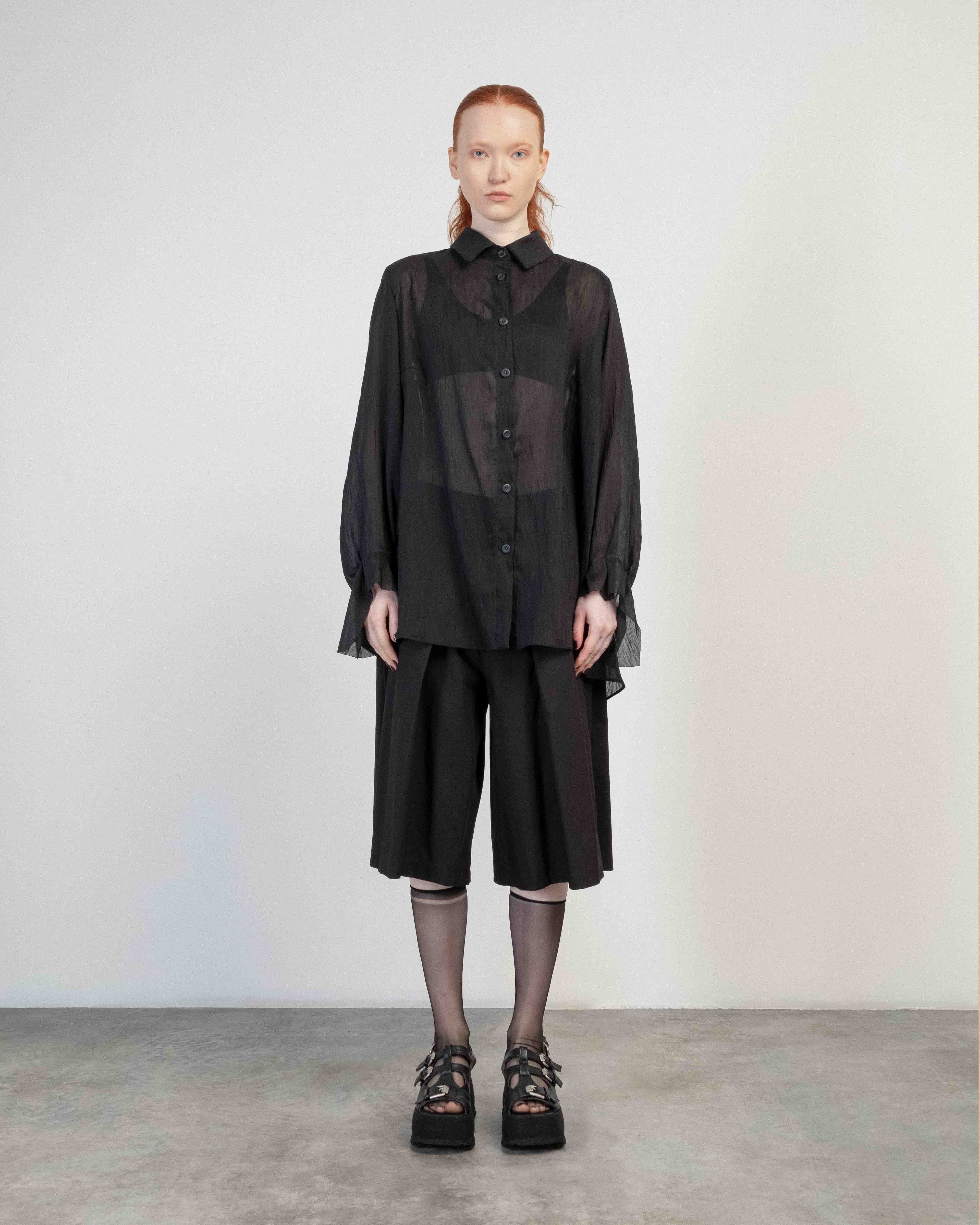 Camisa oversized Papucei J.NEO Preto - 55-NEO-01