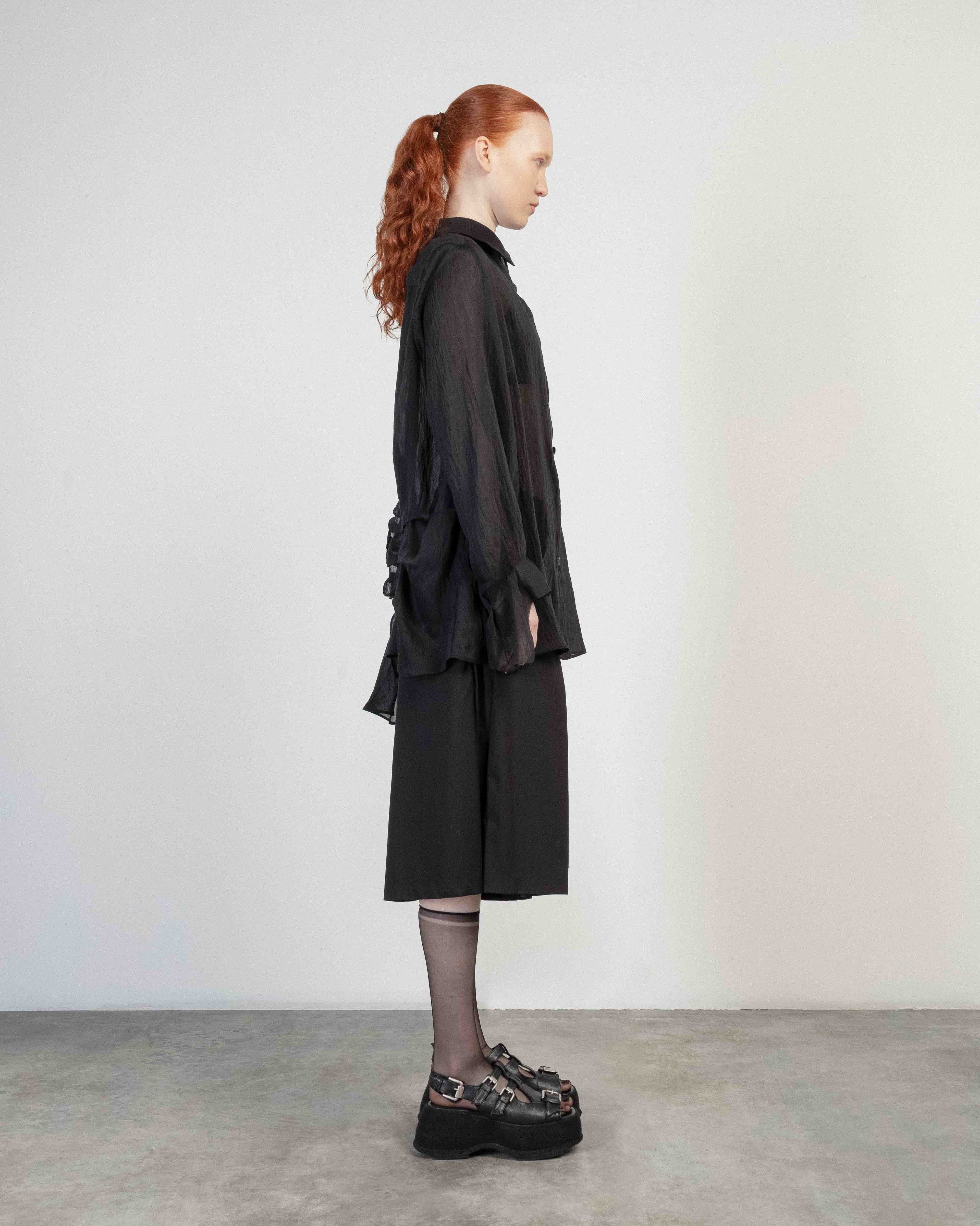 Camisa oversized Papucei J.NEO Preto - 55-NEO-01