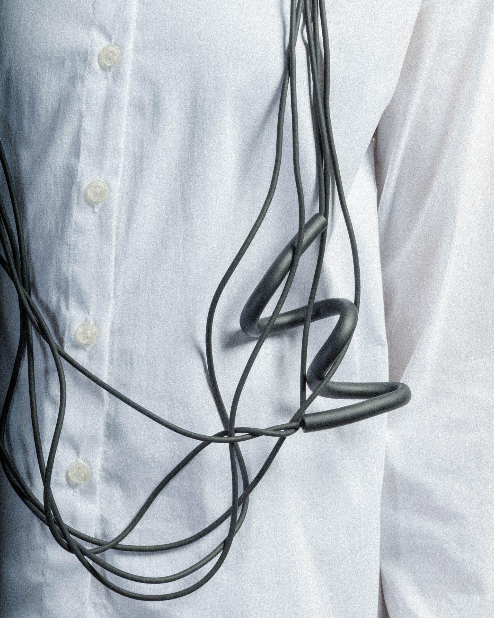 Colar Papucei AOAK Preto - 55-OAK-01