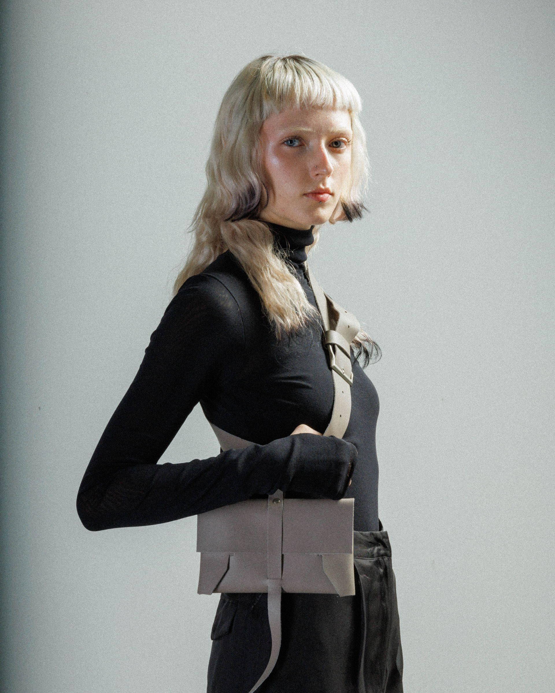 Bolsa de cintura Papucei M.Pave Taupe - 55-PAVE-38