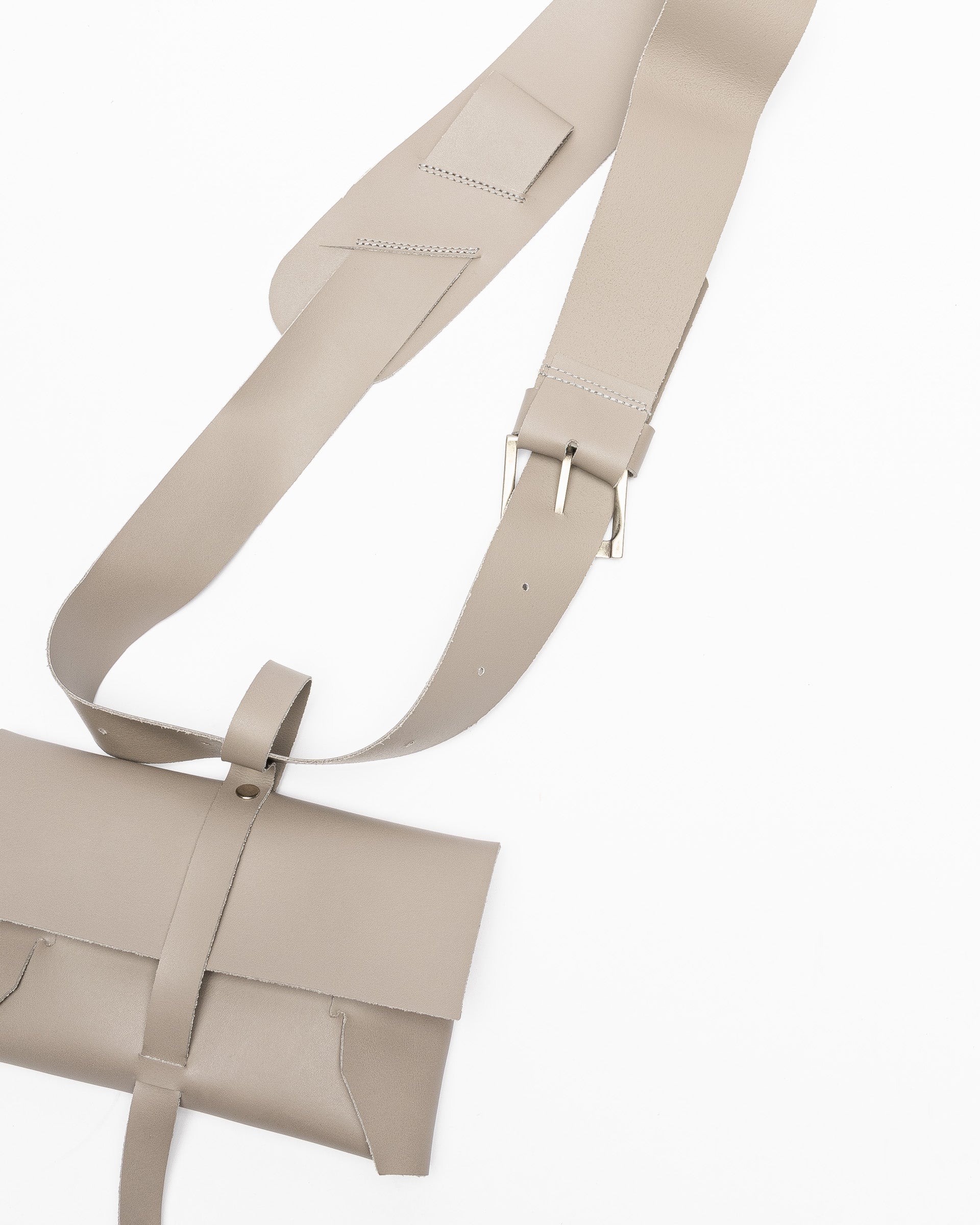 Bolsa de cintura Papucei M.Pave Taupe - 55-PAVE-38