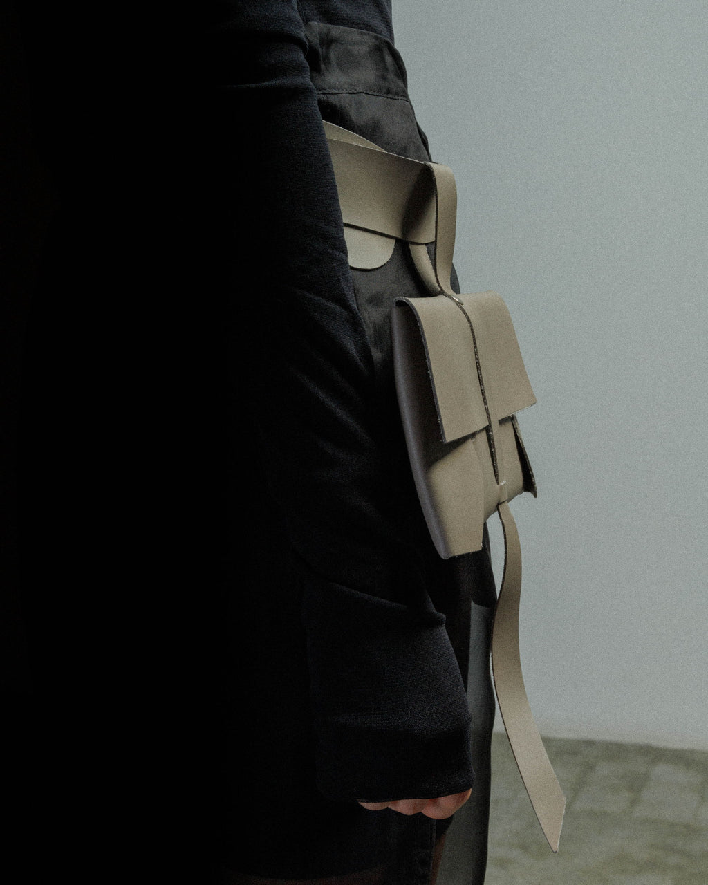 Bolsa de cintura Papucei M.Pave Taupe - 55-PAVE-38