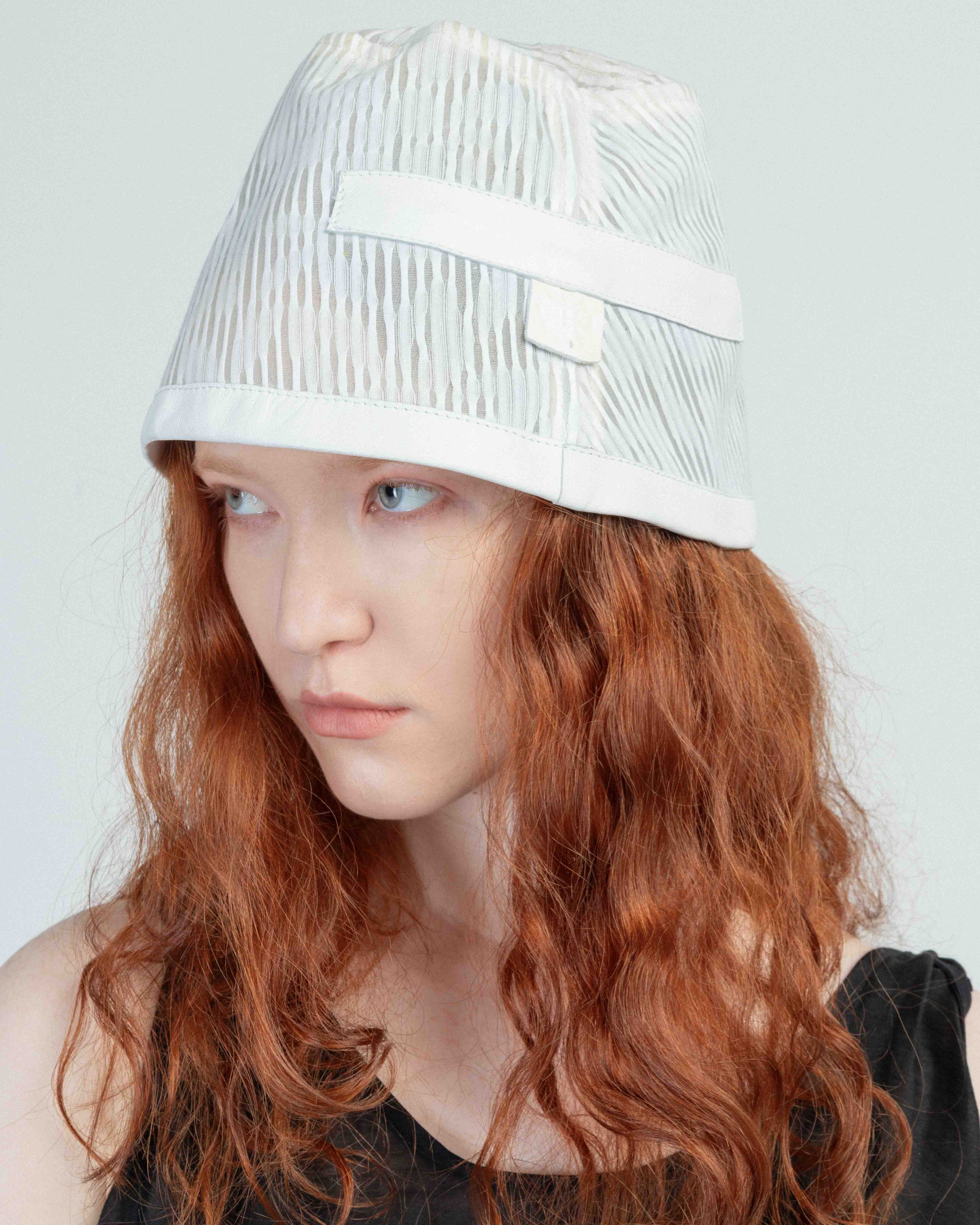 Papucei B.PIN White Bucket Hat