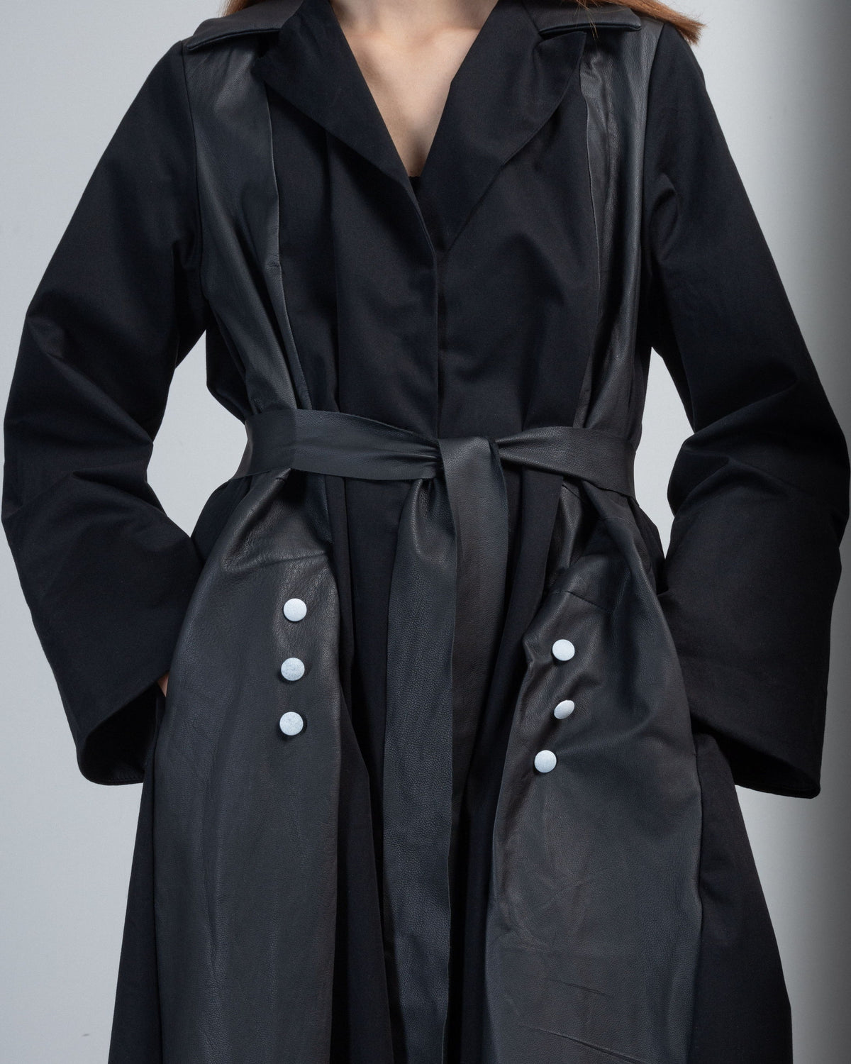 Papucei J.RALPHIE Black Long Coat