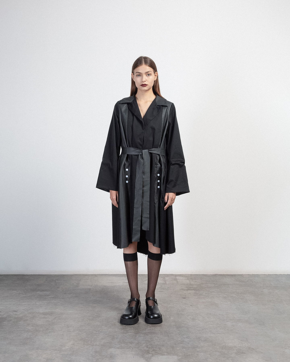 Papucei J.RALPHIE Black Long Coat