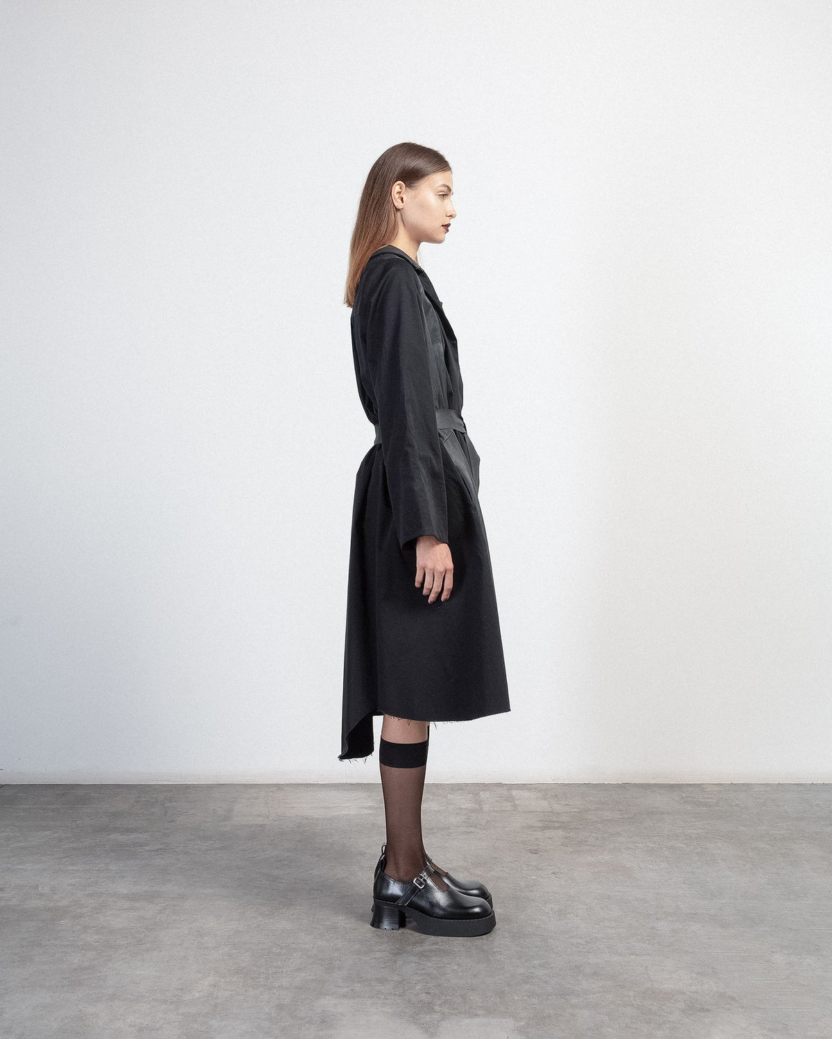 Papucei J.RALPHIE Black Long Coat
