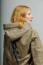 Blusão comprido em pele MUT TONYLONG Beje - 57-LONG-05