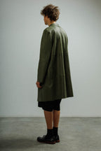 Casaco comprido em pele MUT SAND Verde - 57-SANDH-10