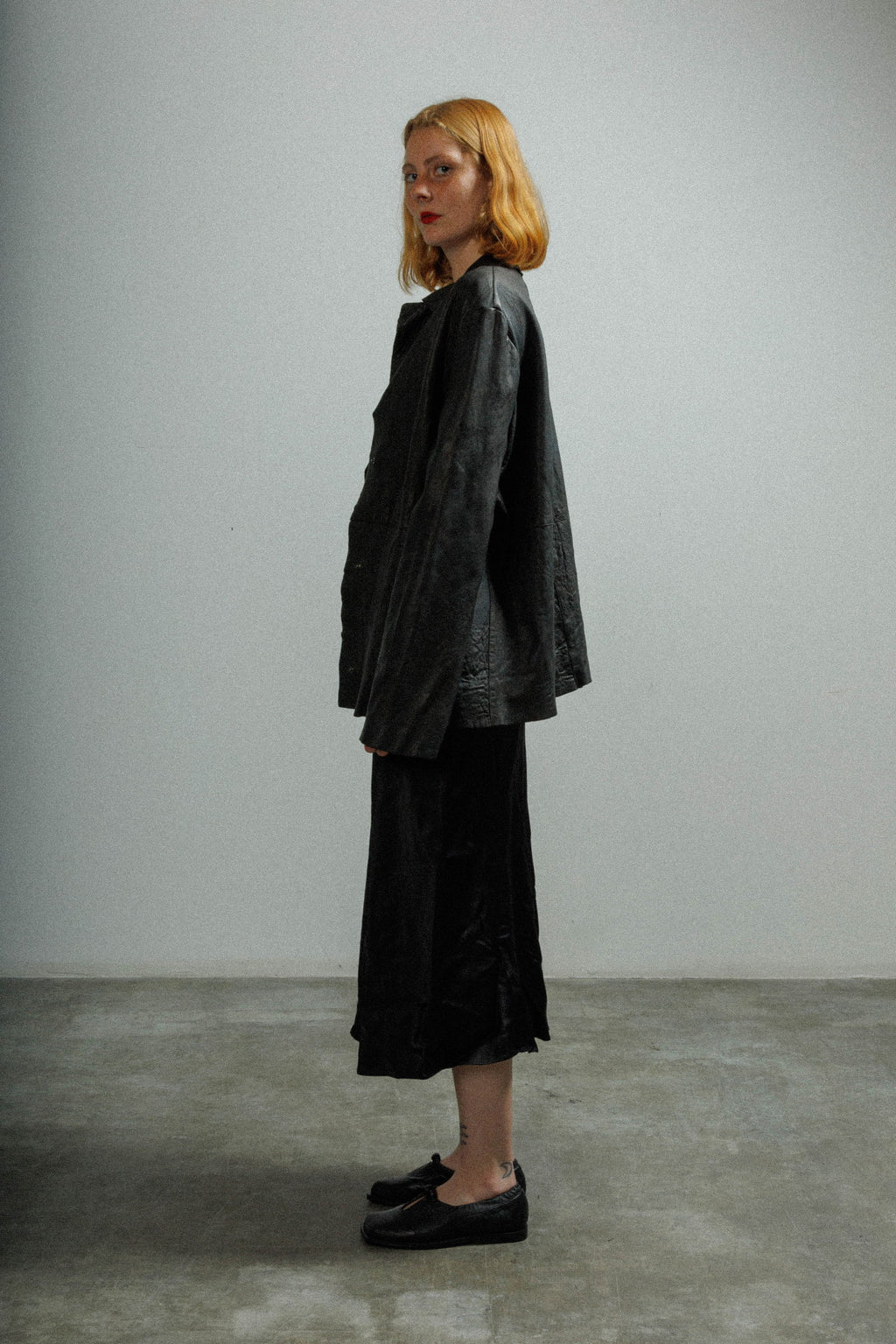 Blusão em pele MUT SANDSHORT Preto - 57-SHORT-01