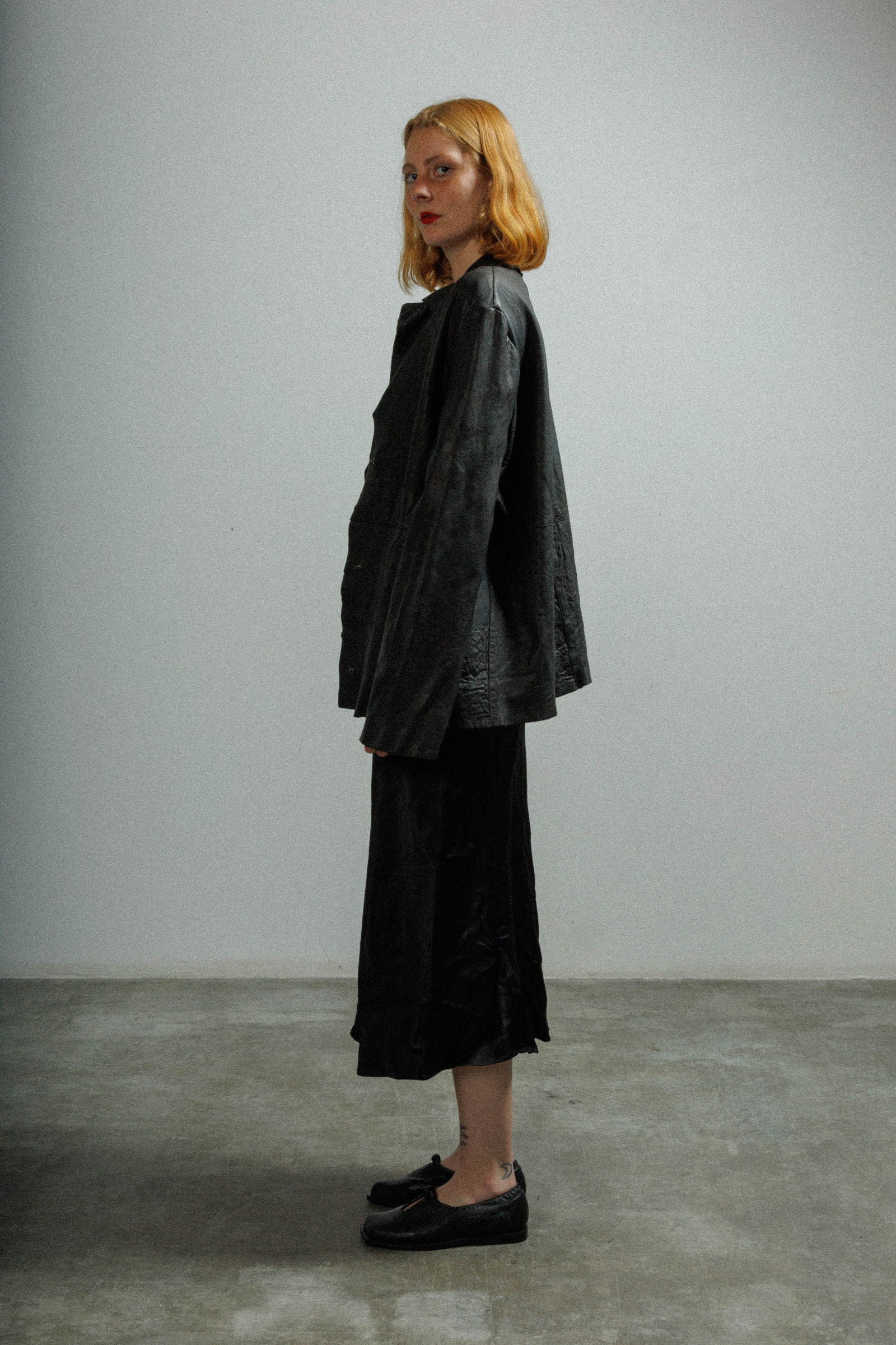 Blusão em pele MUT SANDSHORT Preto - 57-SHORT-01