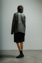 Blusão em pele MUT SANDSHORT Cinza - 57-SHORT-08