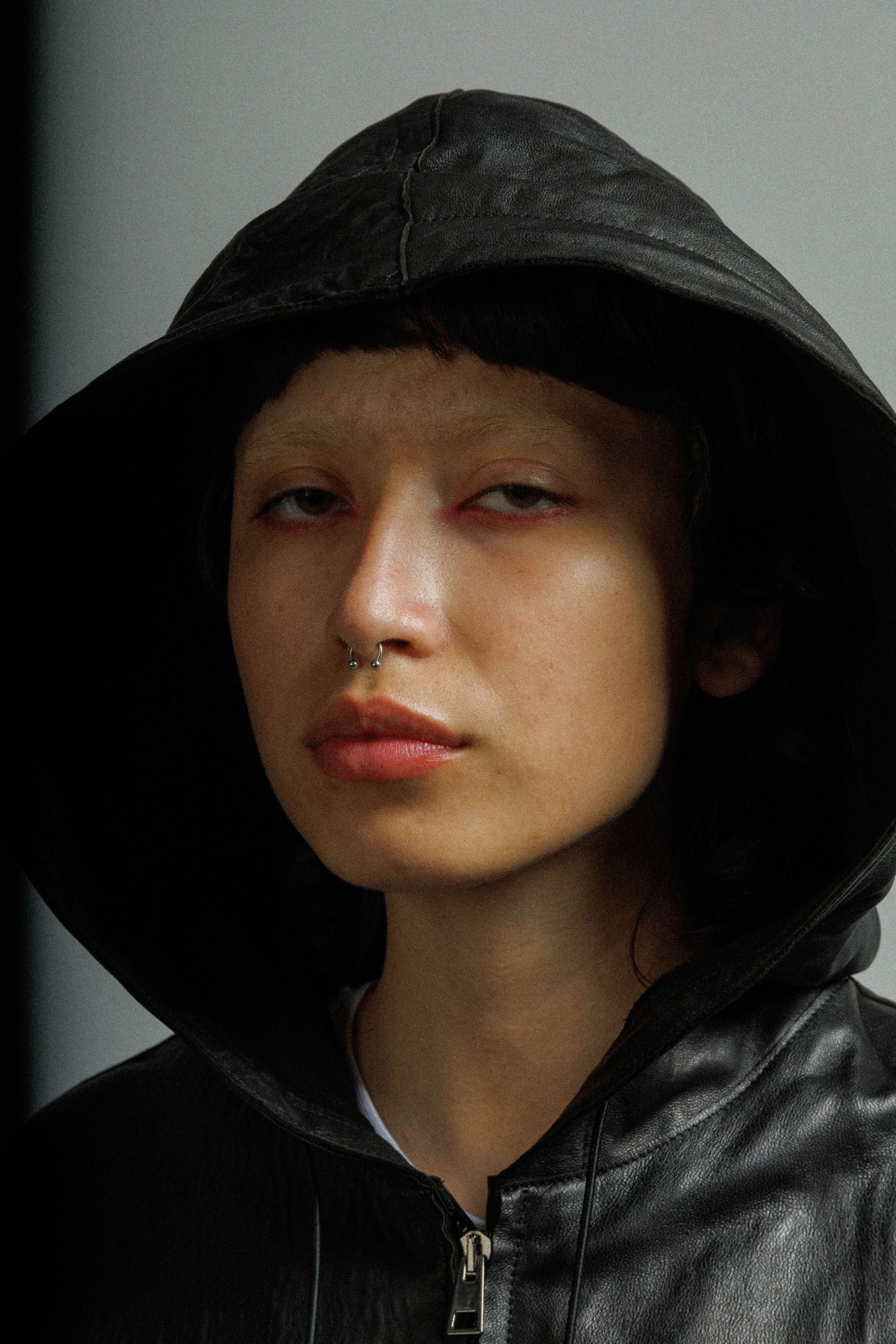 Mut Tony Black Leather Long Coat