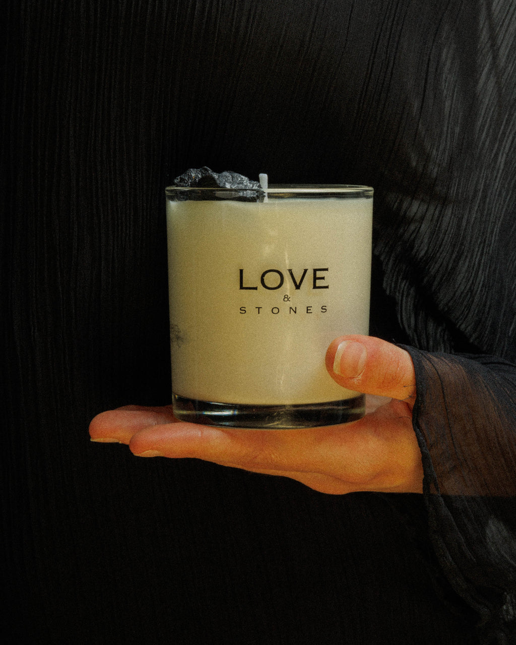 Vela Love & Stones HEALGlassCandle Transparente - 67-19253-79