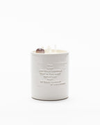 Vela Love & Stones CalmingKarmaCrystalCandle Branco - 67-20123-00