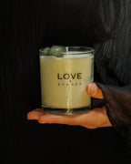 Vela Love & Stones MANIFESTGlassCandle Transparente - 67-20149-79