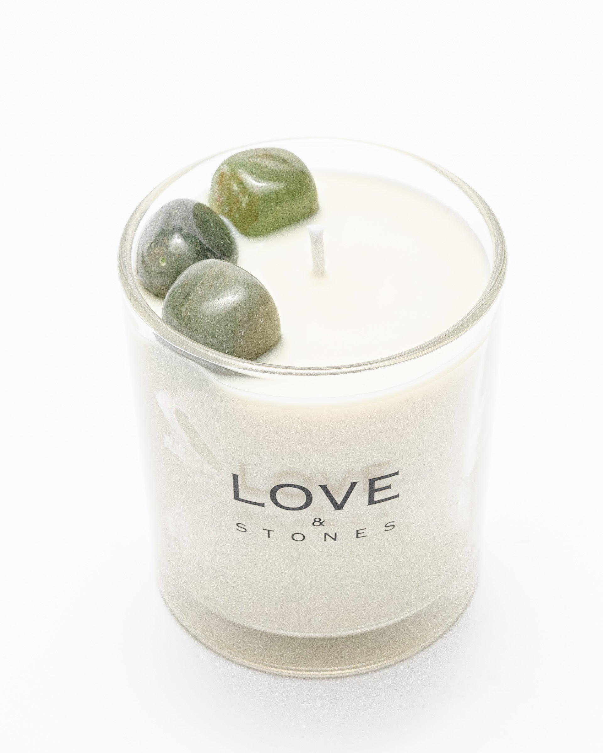 Vela Love & Stones MANIFESTGlassCandle Transparente - 67-20149-79