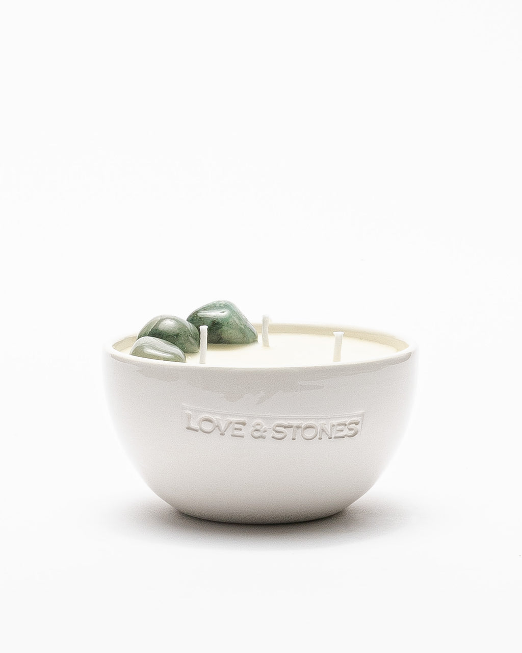 Vela Love & Stones MANIFESTPetitWhiteCrystalCandle Branco - 67-20264-00