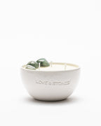 Vela Love & Stones MANIFESTPetitWhiteCrystalCandle Branco - 67-20264-00