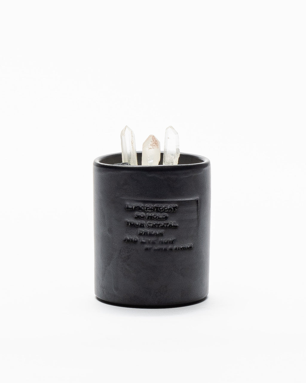 Vela Love & Stones BalanceKarmaSmallCrystalCandle Preto - 67-20293-01