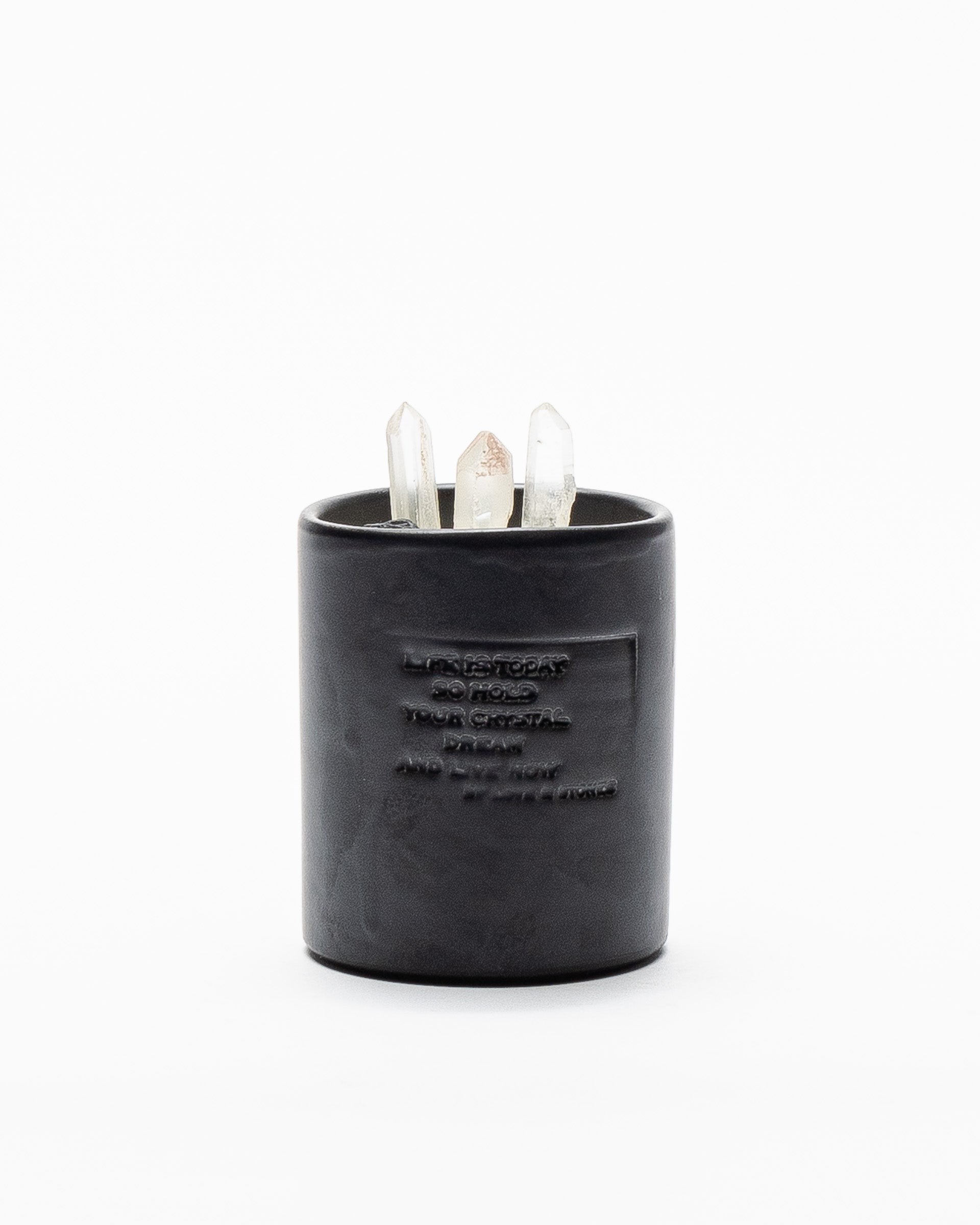 Vela Love & Stones BalanceKarmaSmallCrystalCandle Preto - 67-20293-01