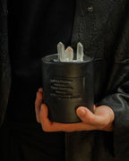 Vela Love & Stones BalanceKarmaSmallCrystalCandle Preto - 67-20293-01